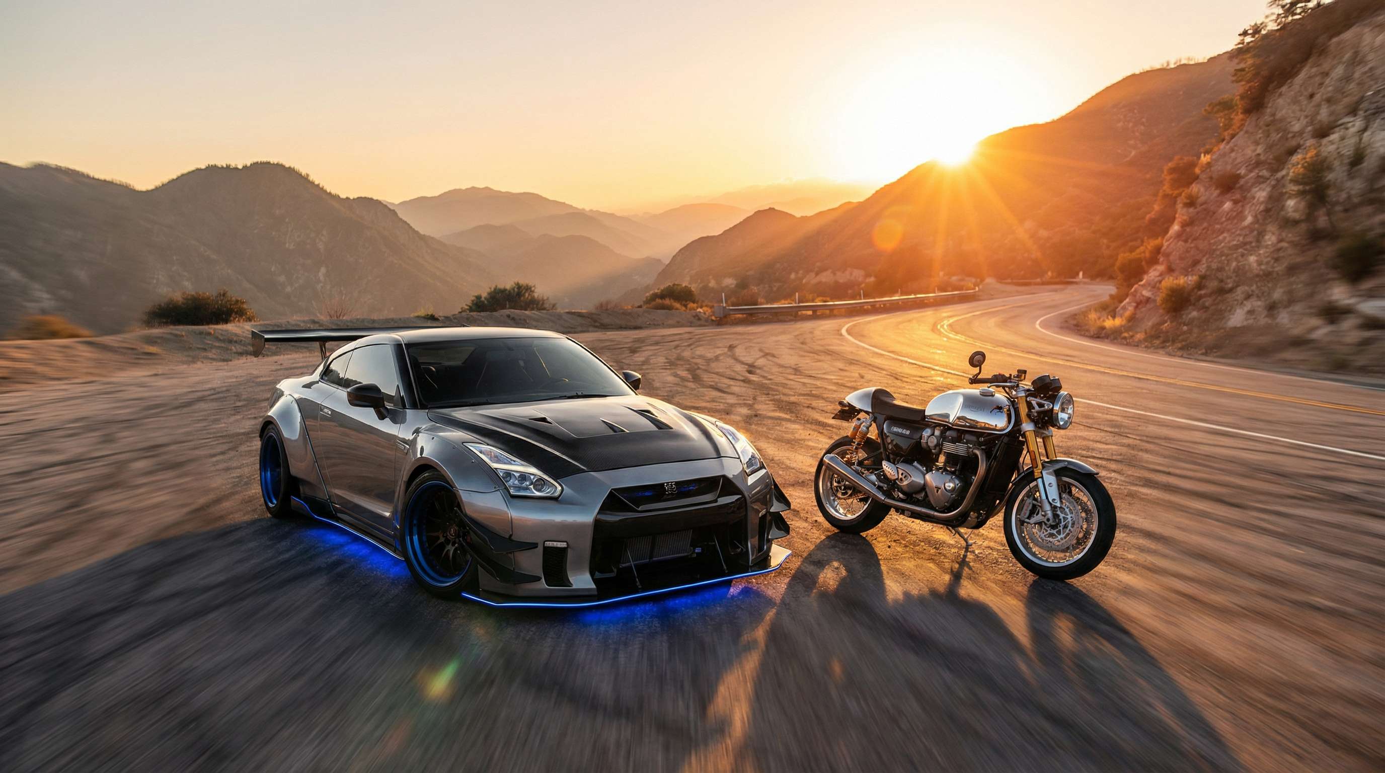 困困兔摩托骑行视频